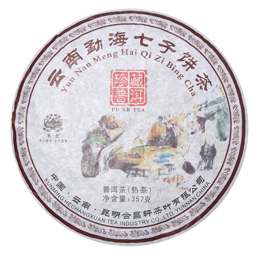 Чай Пуер Шу «Чаювання Мудреців», 357 грам