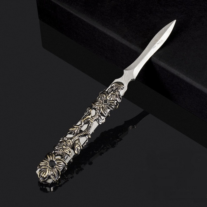 Ніж для колки пуеру «Срібна хризантема»