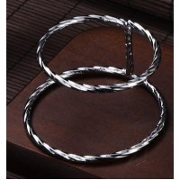 Підставка для чайного сита «Подвійне кільце - срібло»