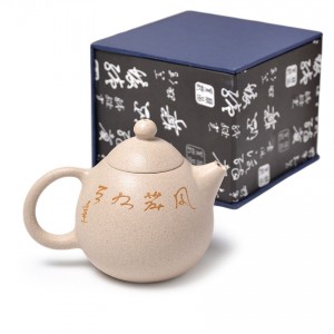 Ісинський чайник «Павич» з білої глини 220 мл