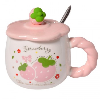 Керамічна чашка «Стигла ягода», 400 мл