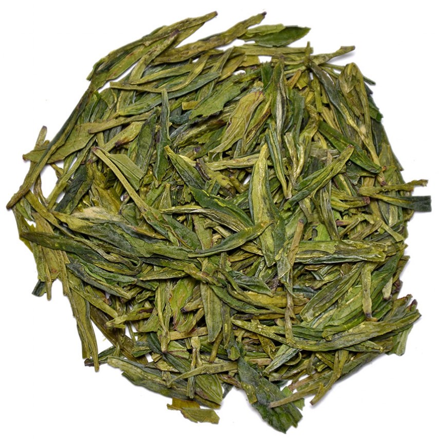 Зеленый элитный чай "Колодец Дракона Премиум" (Лунцзин) - 2023 г