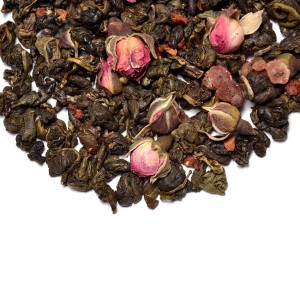 Зеленый чай "Малина-роза"